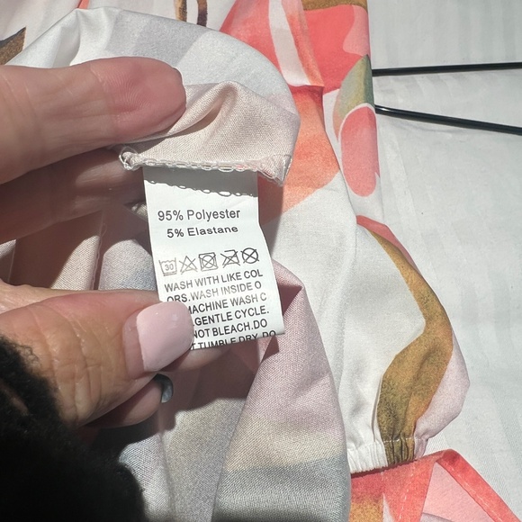 Women's Fall Boho Maxi Dress Casual Long‎ Sleeve V Neck Beach Flowy Dresse SZ M - Picture 5 of 6